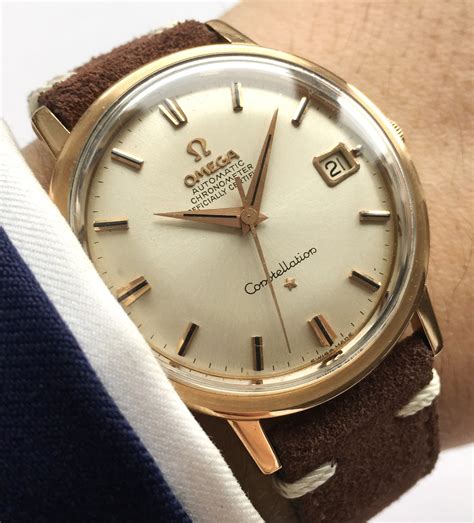 vintage watch omega constellation|vintage omega constellation watches 1960s.